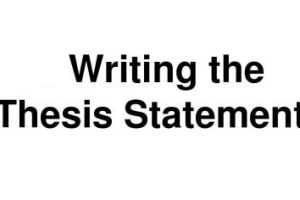 Thesis Statement详解?Thesis Statement如何写?