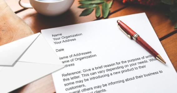 完成商业信函(Business Letter)