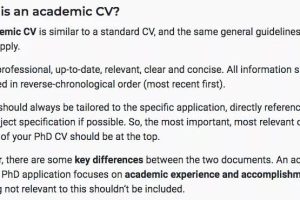 博士申请学术简历(PhD CV)如何写？