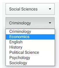 U.S.News的社会科学类别