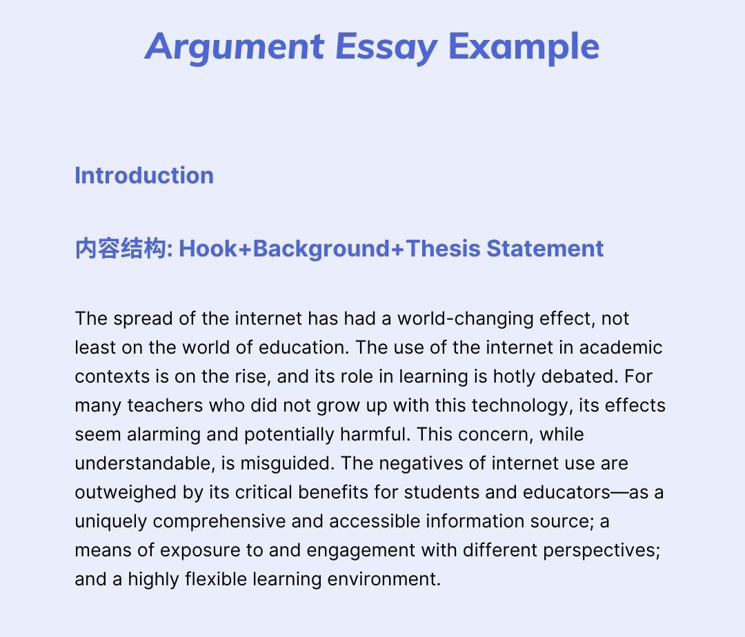 Argument Essay