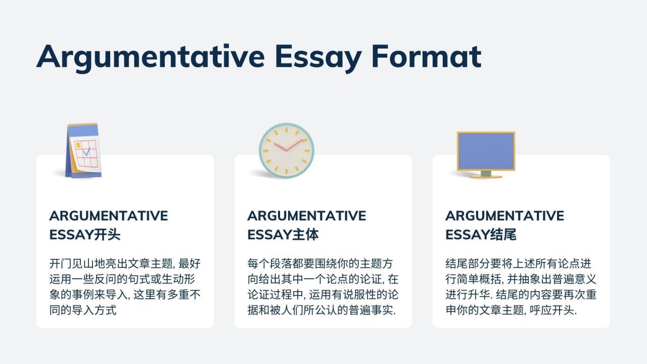 Argumentative Essay Format