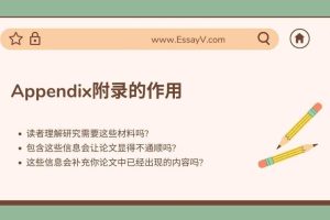 Appendix附录怎么写, 斯笔客教育提供Appendix格式详细解析!