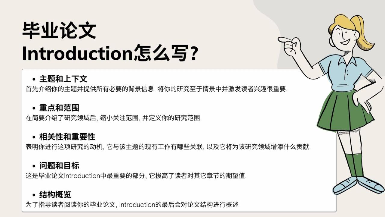 毕业论文Introduction怎么写? Dissertation Introduction辅导. 3 毕业论文 Introduction怎么写