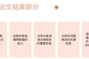 毕业论文Results怎么写? Results Section写作全攻略!