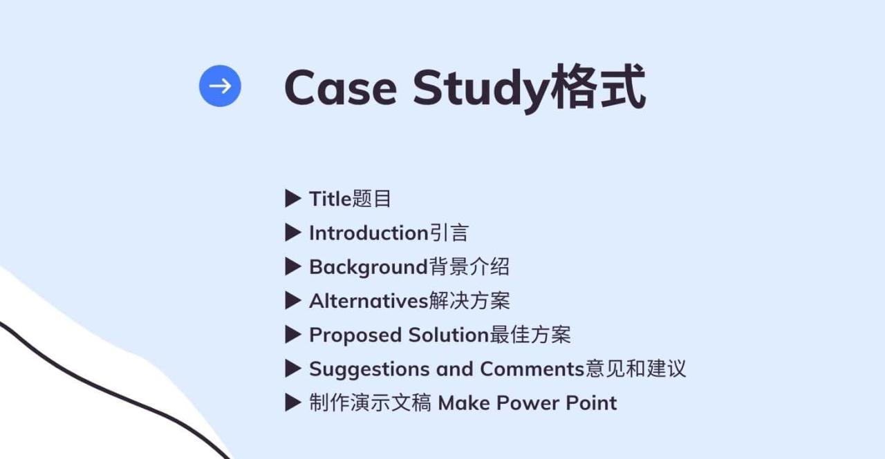 Case Study格式