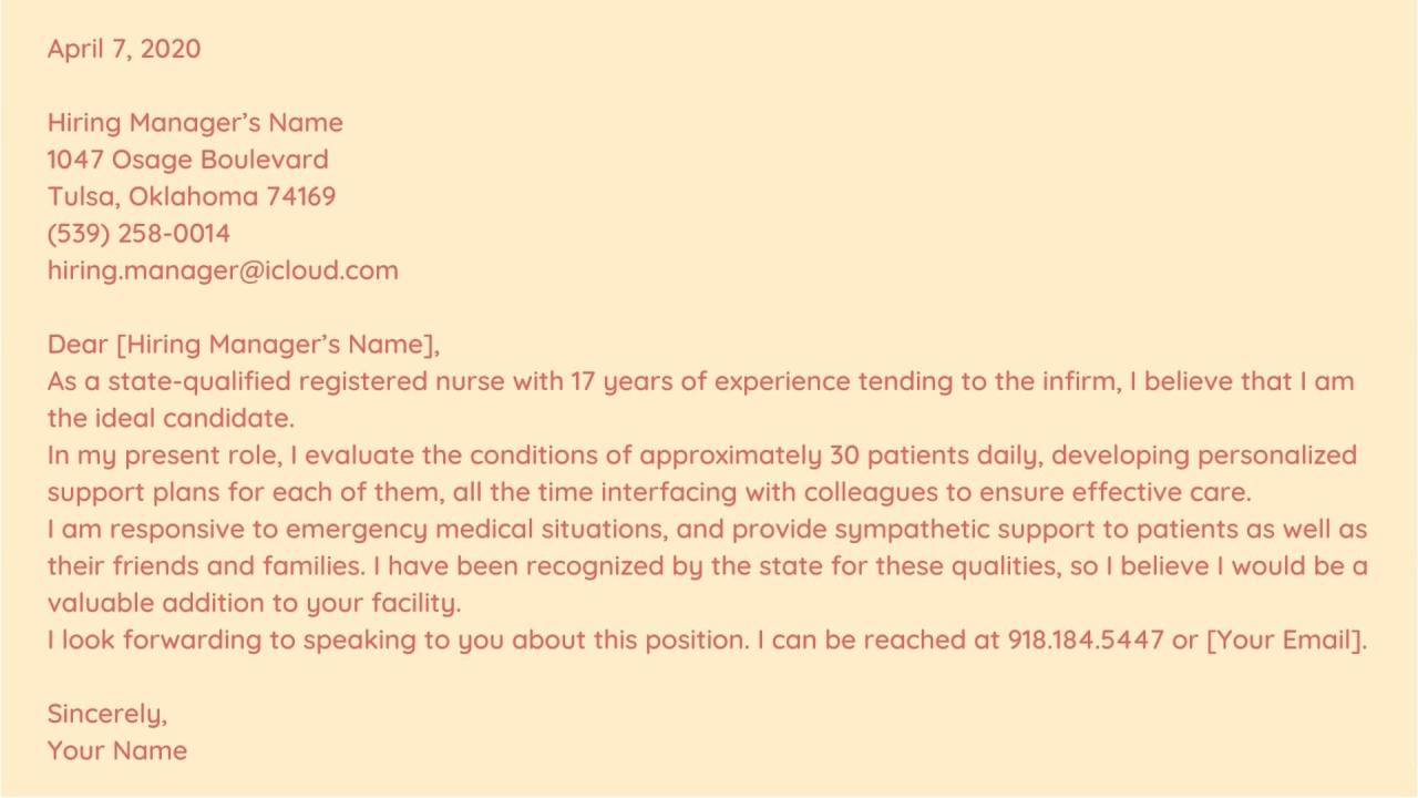 Cover Letter写作模板