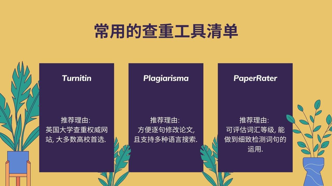 常用的查重工具清单