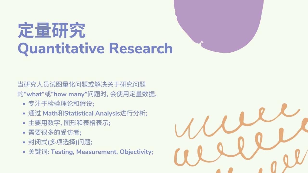 定量研究 Quantitative Research