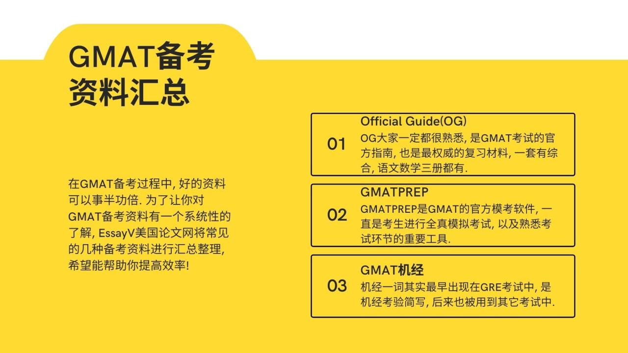 GMAT备考资料汇总