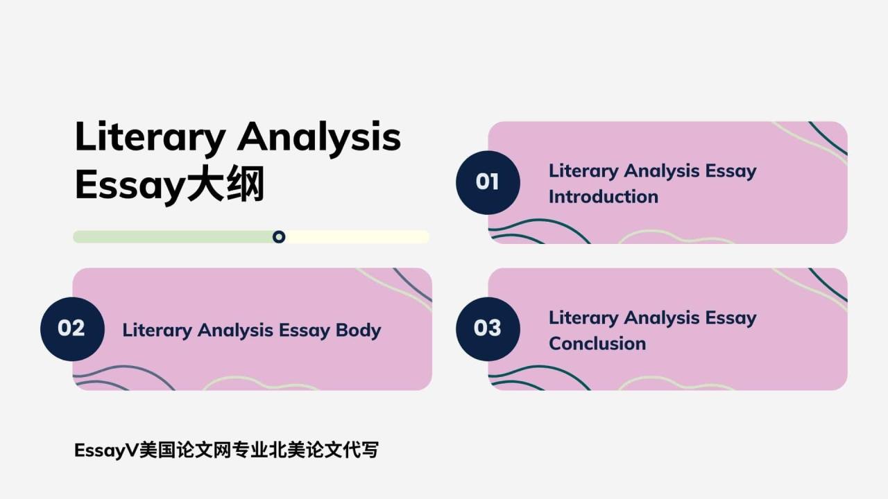 Literary Analysis Essay大纲