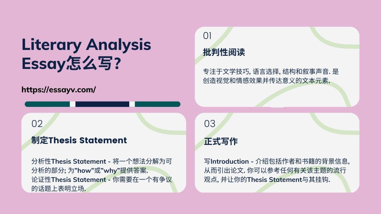 Literary Analysis Essay怎么写 2