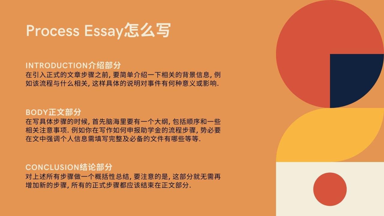 Process Essay怎么写