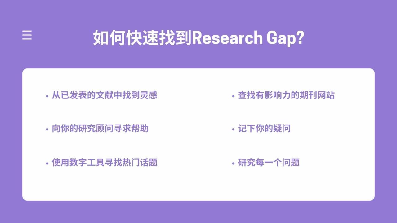 如何快速找到Research Gap 1