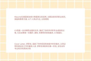 英文简历怎么写, 斯笔客教育解析Resume, CV, Cover Letter写作步骤!