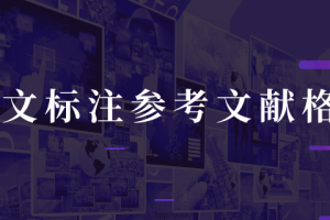 论文标注参考文献格式