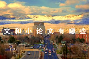 大论文和小论文有哪些区别