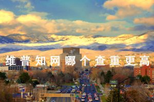 维普知网哪个查重更高