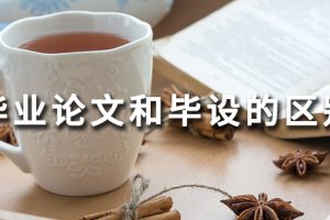 毕业论文和毕设的区别