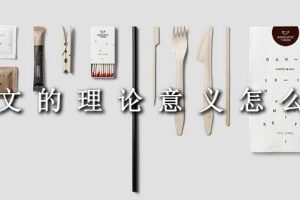 论文的理论意义怎么写