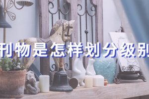 刊物是怎样划分级别