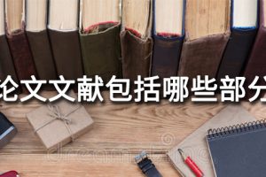 论文文献包括哪些部分