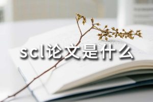 scl论文是什么