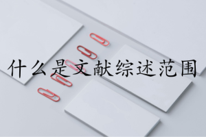 什么是文献综述范围