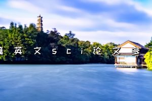 一篇英文sci论文多少字