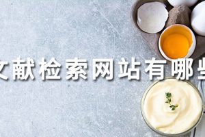 文献检索网站有哪些