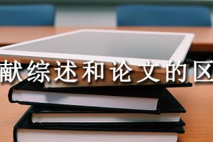文献综述和论文的区别